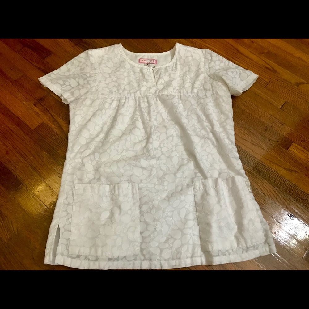Koi scrub top